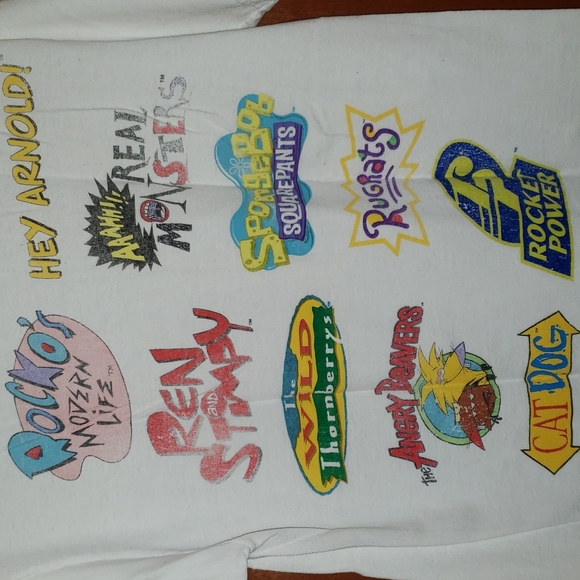 Retro Nickelodeon Splatter Graphic Tee (unisex) - Picture 5 of 5